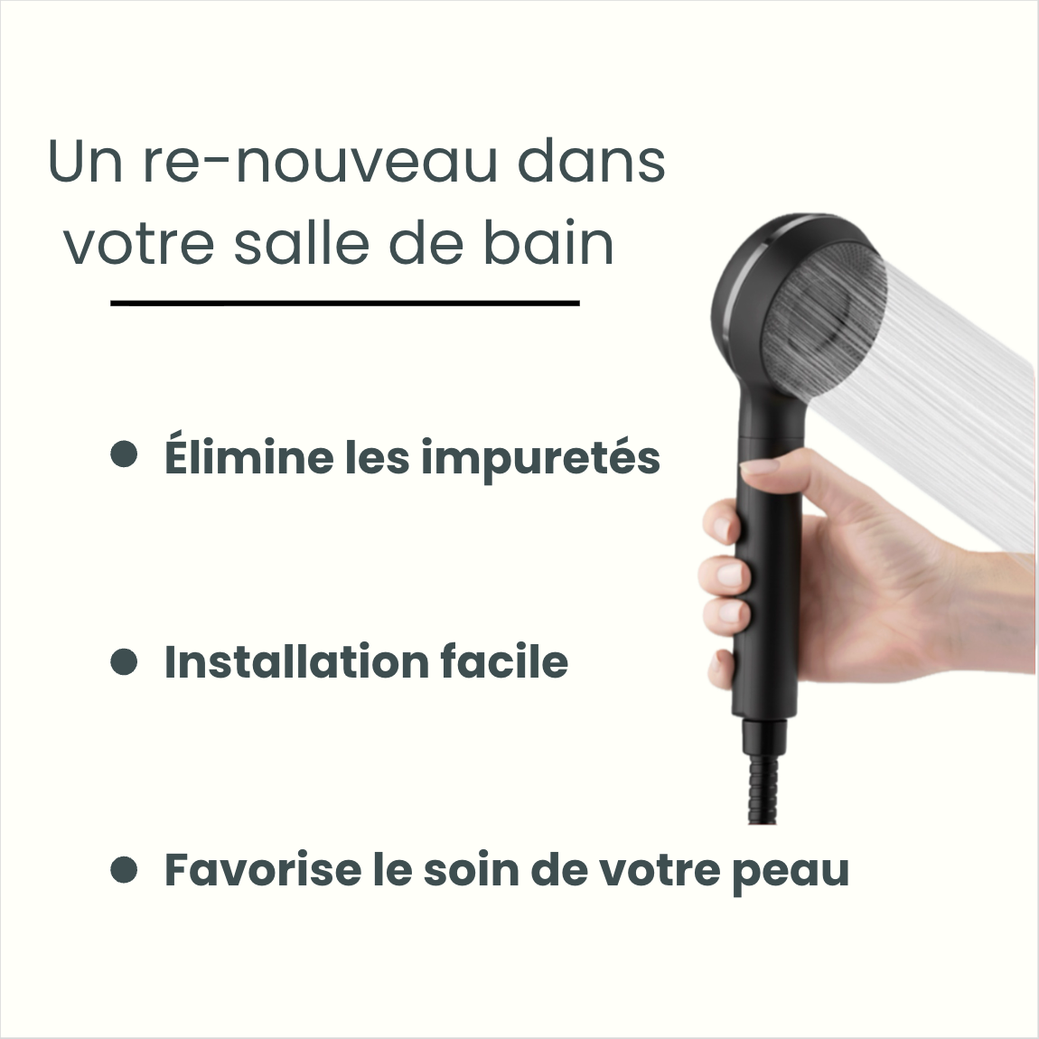 Pommeau de douche filtrant V.1